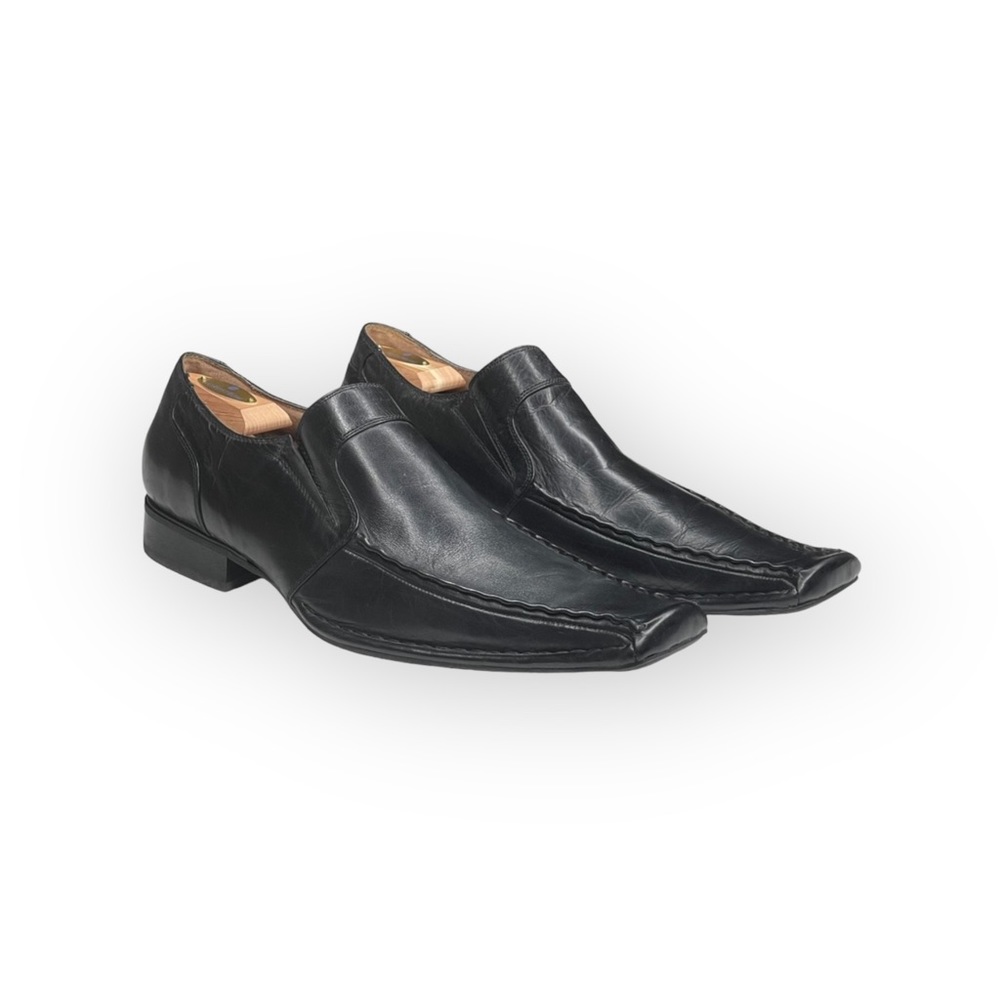 Stacy Adams Square Toe Dress Shoe Booties Black Leather Shooties 13D - Picture 9 of 16